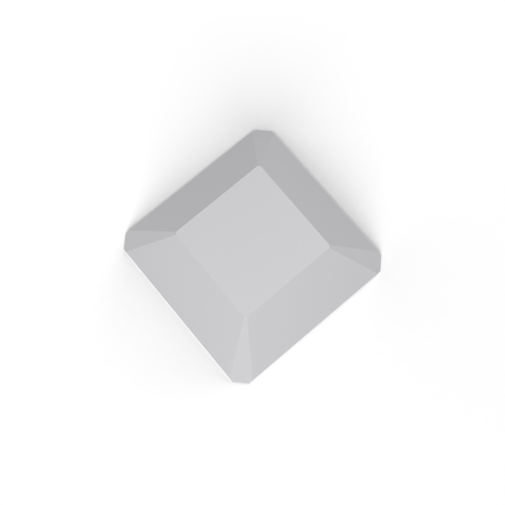 low poly planter plain view 3